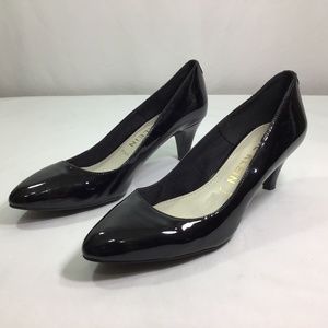 Anne Klein Black Patent Leather Pumps